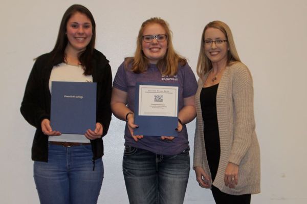 College Night Scholarships - 2017 - Tacy Brown & Courtney Campbell - Zane State College