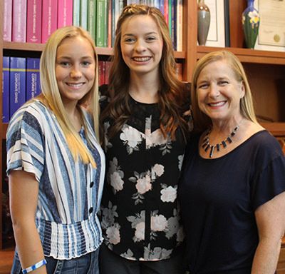 Grant Hickman Memorial Scholarship Nomination - 2019 - Sarah Townsend, Madeline Russell and Michael Walker